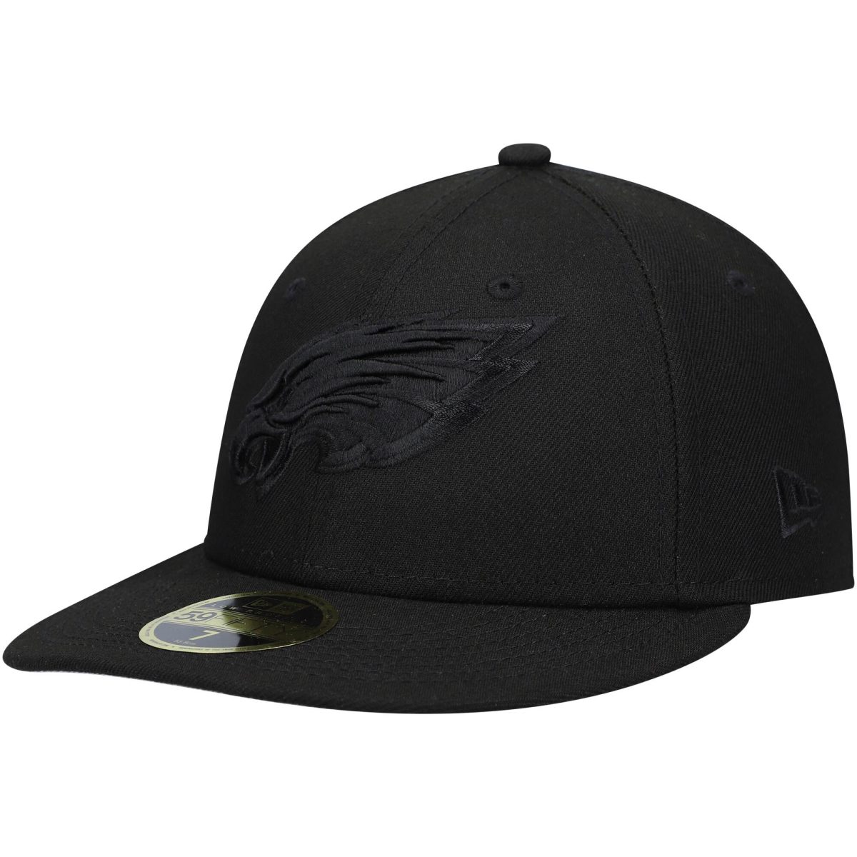 mens new era black philadelphia eagles black on black low profile 59fifty ii fitted hat | NFL Jerseys & Hats Collection at Eagles Jerseys