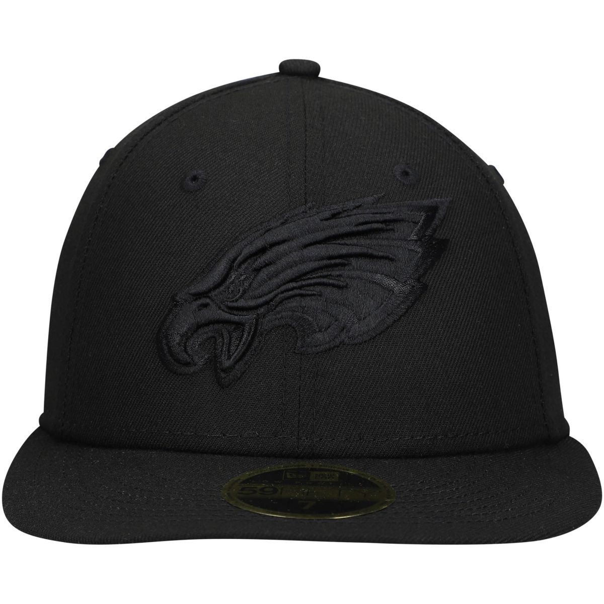 mens new era black philadelphia eagles black on black low profile 59fifty ii fitted hat | NFL Jerseys & Hats Collection at Eagles Jerseys