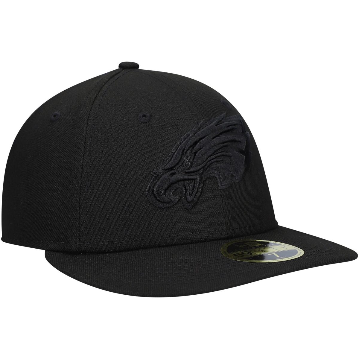 mens new era black philadelphia eagles black on black low profile 59fifty ii fitted hat | NFL Jerseys & Hats Collection at Eagles Jerseys