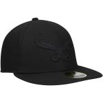 mens new era black philadelphia eagles historic logo black on black low profile 59fifty ii fitted hat | NFL Jerseys & Hats Collection at Eagles Jerseys