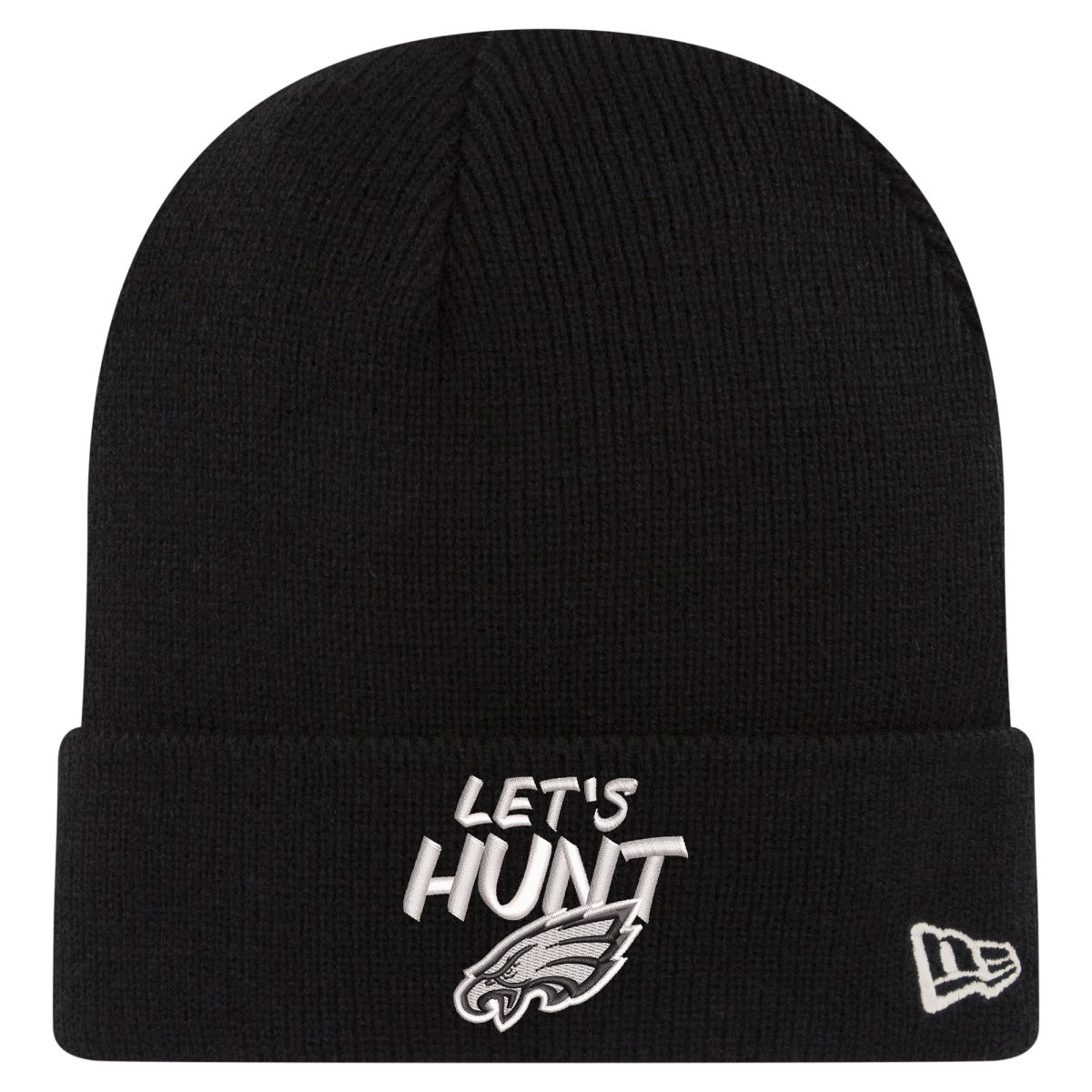 mens new era black philadelphia eagles lets hunt cuffed knit | NFL Jerseys & Hats Collection at Eagles Jerseys