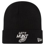 mens new era black philadelphia eagles lets hunt cuffed knit | NFL Jerseys & Hats Collection at Eagles Jerseys