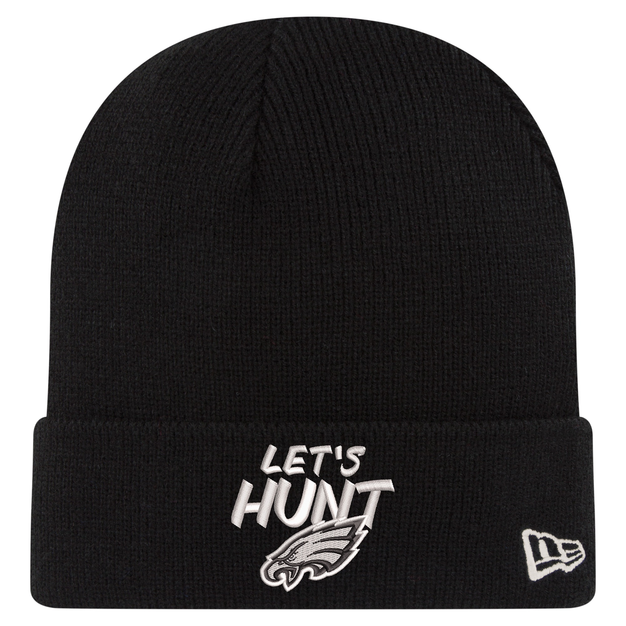 mens new era black philadelphia eagles lets hunt cuffed knit | NFL Jerseys & Hats Collection at Eagles Jerseys