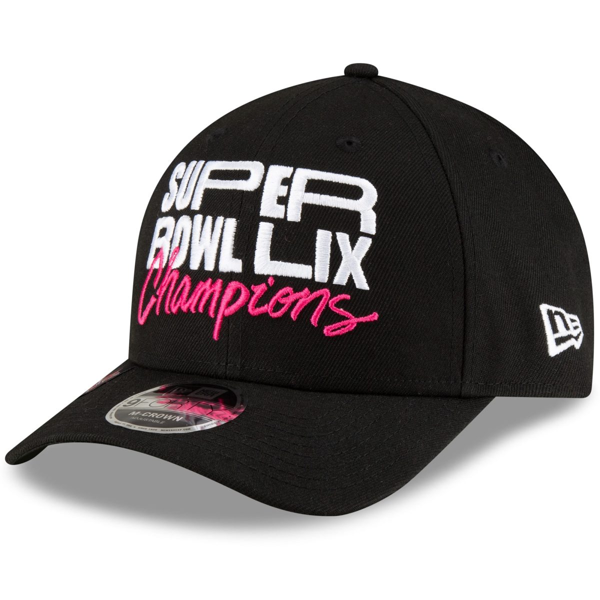 mens new era black philadelphia eagles super bowl lix champions parade 9forty adjustable hat | NFL Jerseys & Hats Collection at Eagles Jerseys