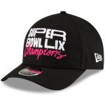 mens new era black philadelphia eagles super bowl lix champions parade 9forty adjustable hat | NFL Jerseys & Hats Collection at Eagles Jerseys
