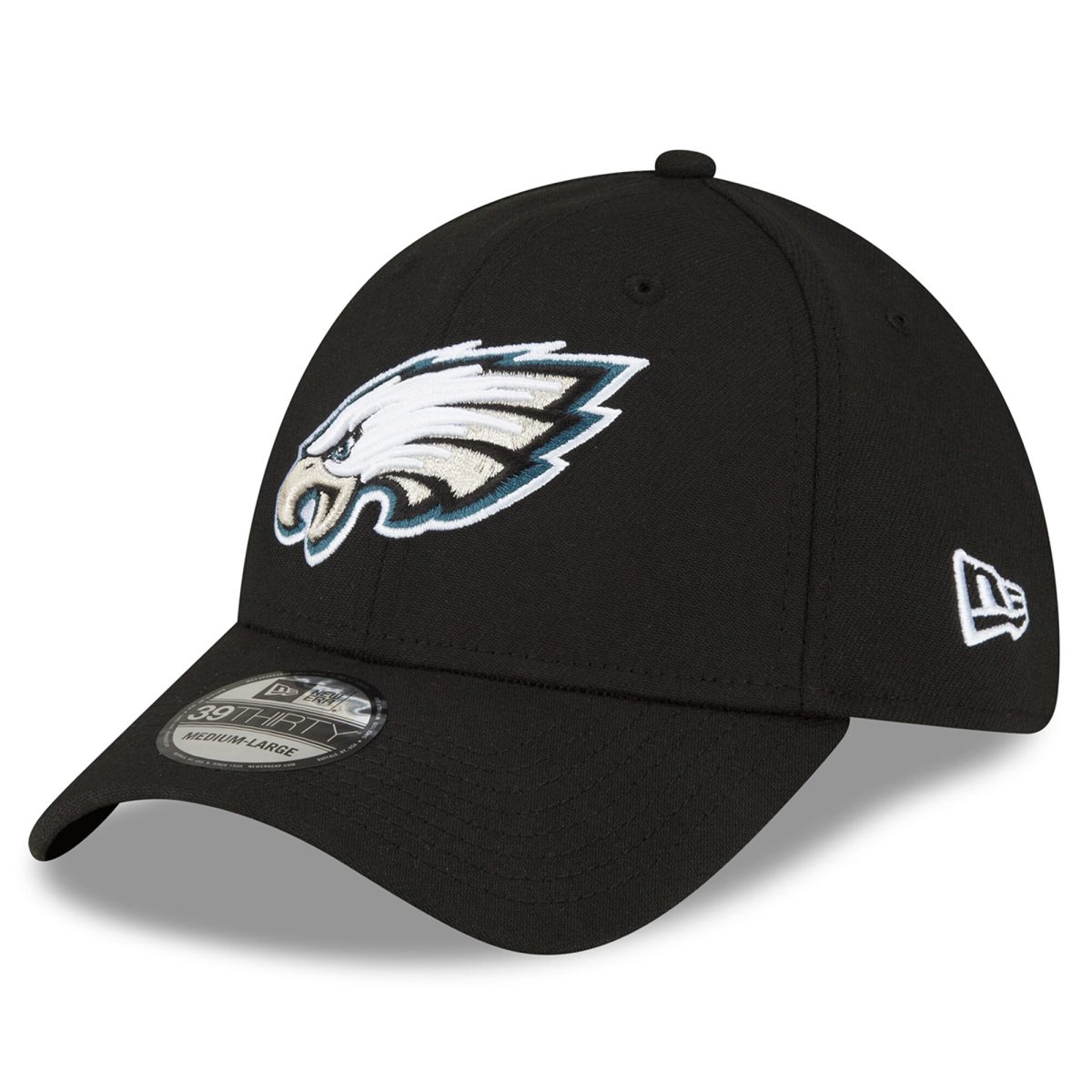 mens new era black philadelphia eagles super bowl lix champions side patch 39thirty flex hat – 202890748 | NFL Jerseys & Hats Collection at Eagles Jerseys