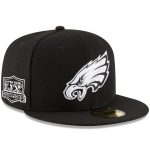 mens new era black philadelphia eagles super bowl lix champions side patch 59fifty fitted hat – 202851516 | NFL Jerseys & Hats Collection at Eagles Jerseys