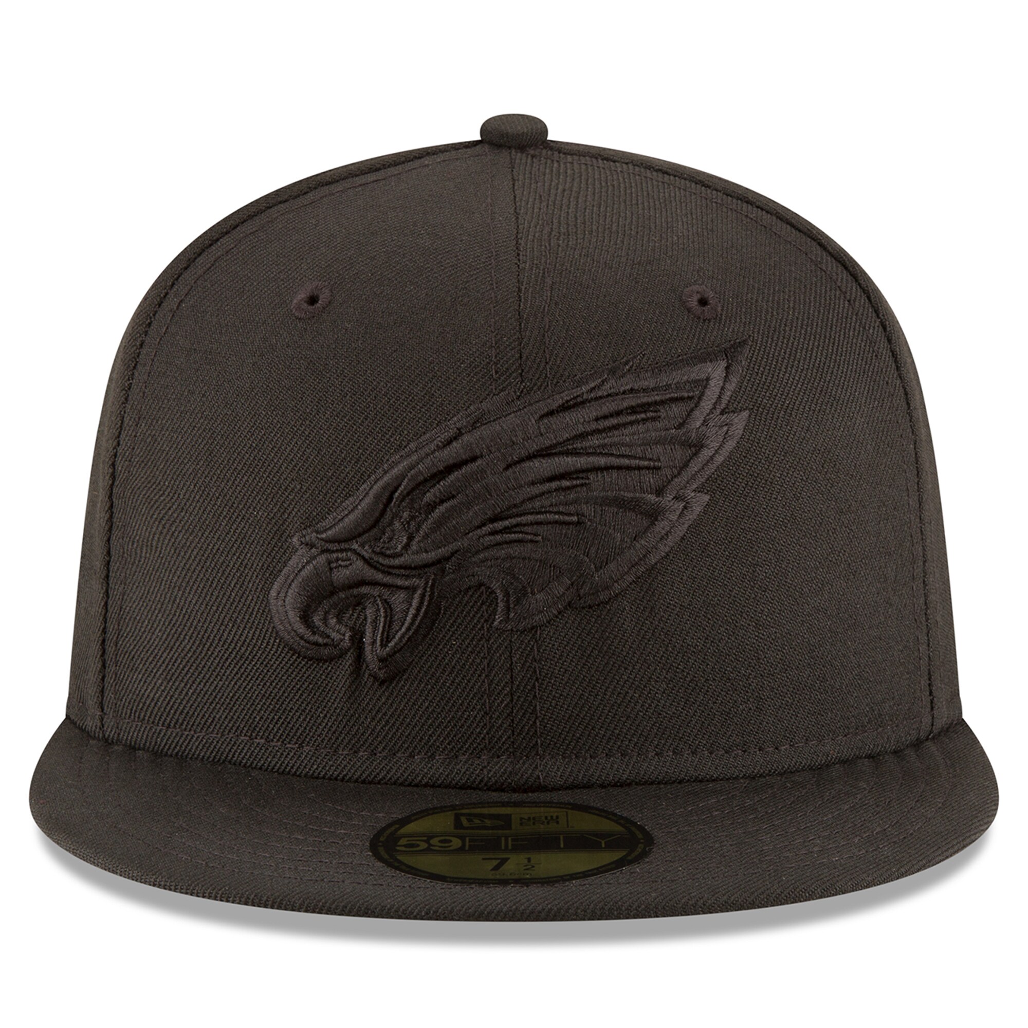 mens new era black philadelphia eagles super bowl lix champions tonal side patch 59fifty fitted hat | NFL Jerseys & Hats Collection at Eagles Jerseys