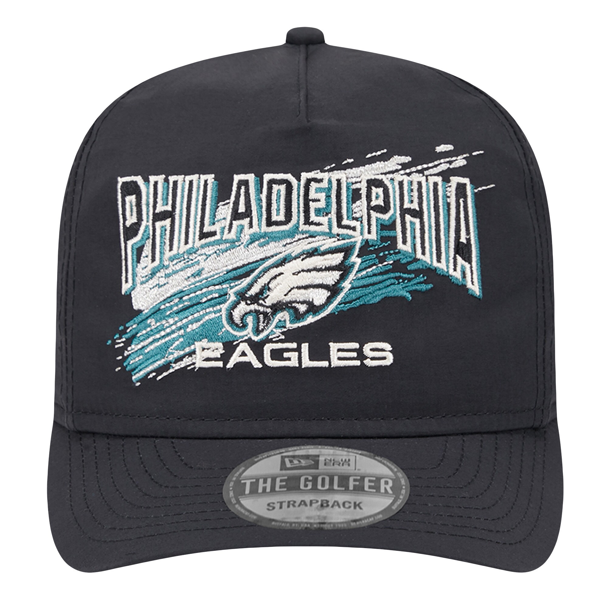 mens new era black philadelphia eagles throwback brush golfer snapback hat | NFL Jerseys & Hats Collection at Eagles Jerseys