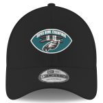 mens new era black philadelphia eagles two-time super bowl champions 9forty adjustable hat | NFL Jerseys & Hats Collection at Eagles Jerseys