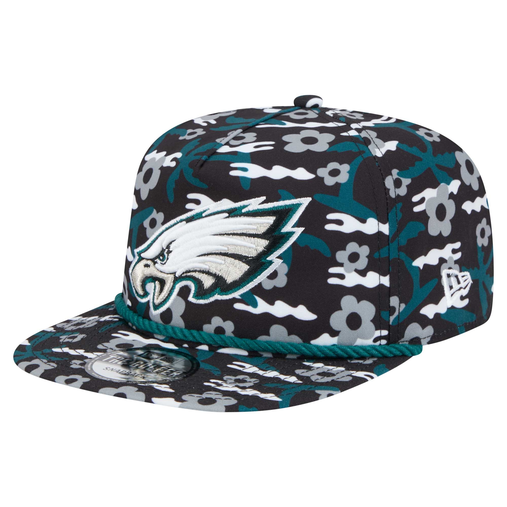 mens new era black philadelphia eagles wakey wakey golfer snapback hat | NFL Jerseys & Hats Collection at Eagles Jerseys