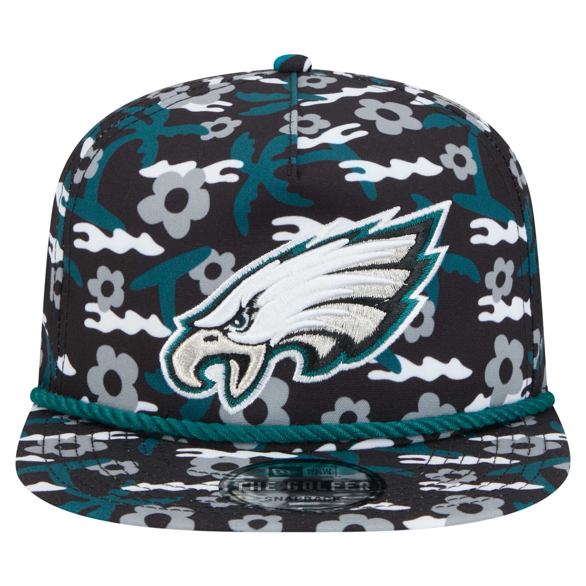 mens new era black philadelphia eagles wakey wakey golfer snapback hat | NFL Jerseys & Hats Collection at Eagles Jerseys