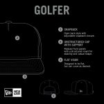mens new era black philadelphia eagles wakey wakey golfer snapback hat | NFL Jerseys & Hats Collection at Eagles Jerseys