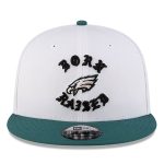mens new era born x raised whitemidnight green philadelphia eagles 9fifty snapback hat | NFL Jerseys & Hats Collection at Eagles Jerseys