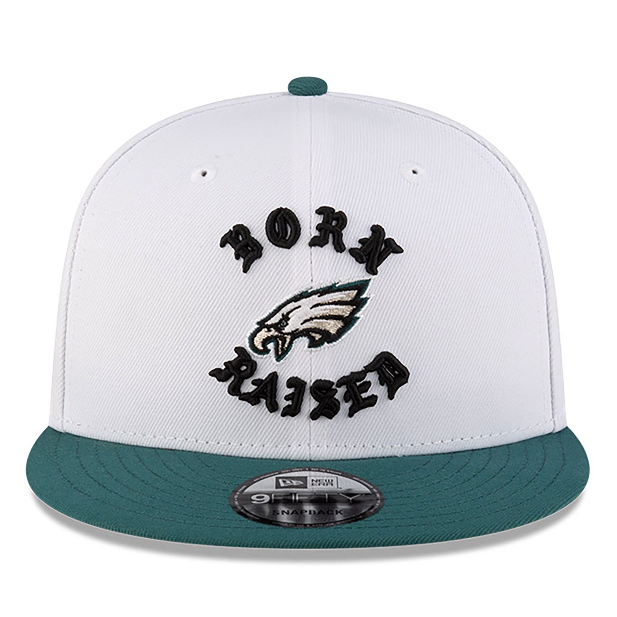 mens new era born x raised whitemidnight green philadelphia eagles 9fifty snapback hat | NFL Jerseys & Hats Collection at Eagles Jerseys