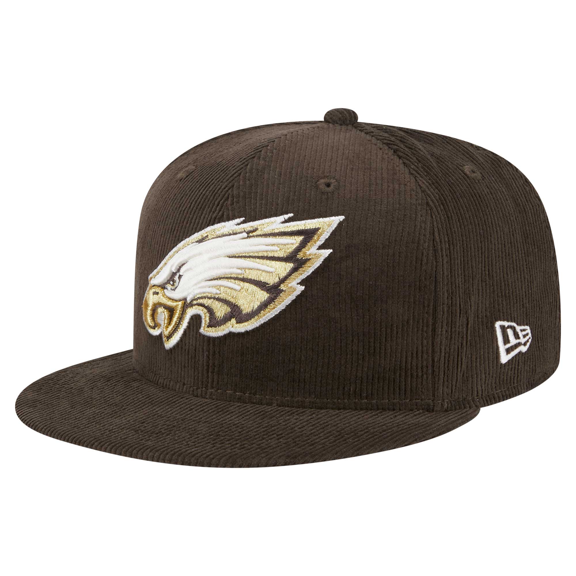mens new era brown philadelphia eagles choco cord 59fifty fitted hat | NFL Jerseys & Hats Collection at Eagles Jerseys