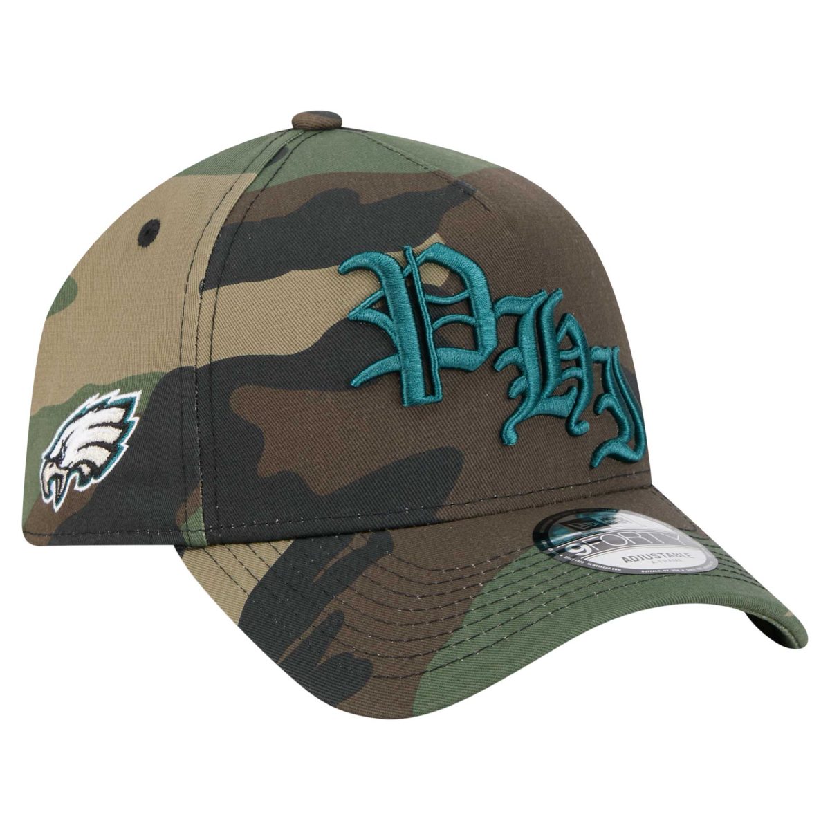 mens new era camo philadelphia eagles mystic camo a-frame 9forty adjustable hat | NFL Jerseys & Hats Collection at Eagles Jerseys