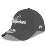 mens new era graphite philadelphia eagles super bowl lix champions replica 9forty adjustable hat | NFL Jerseys & Hats Collection at Eagles Jerseys