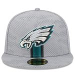 mens new era gray philadelphia eagles 2024 sideline 59fifty fitted hat | NFL Jerseys & Hats Collection at Eagles Jerseys