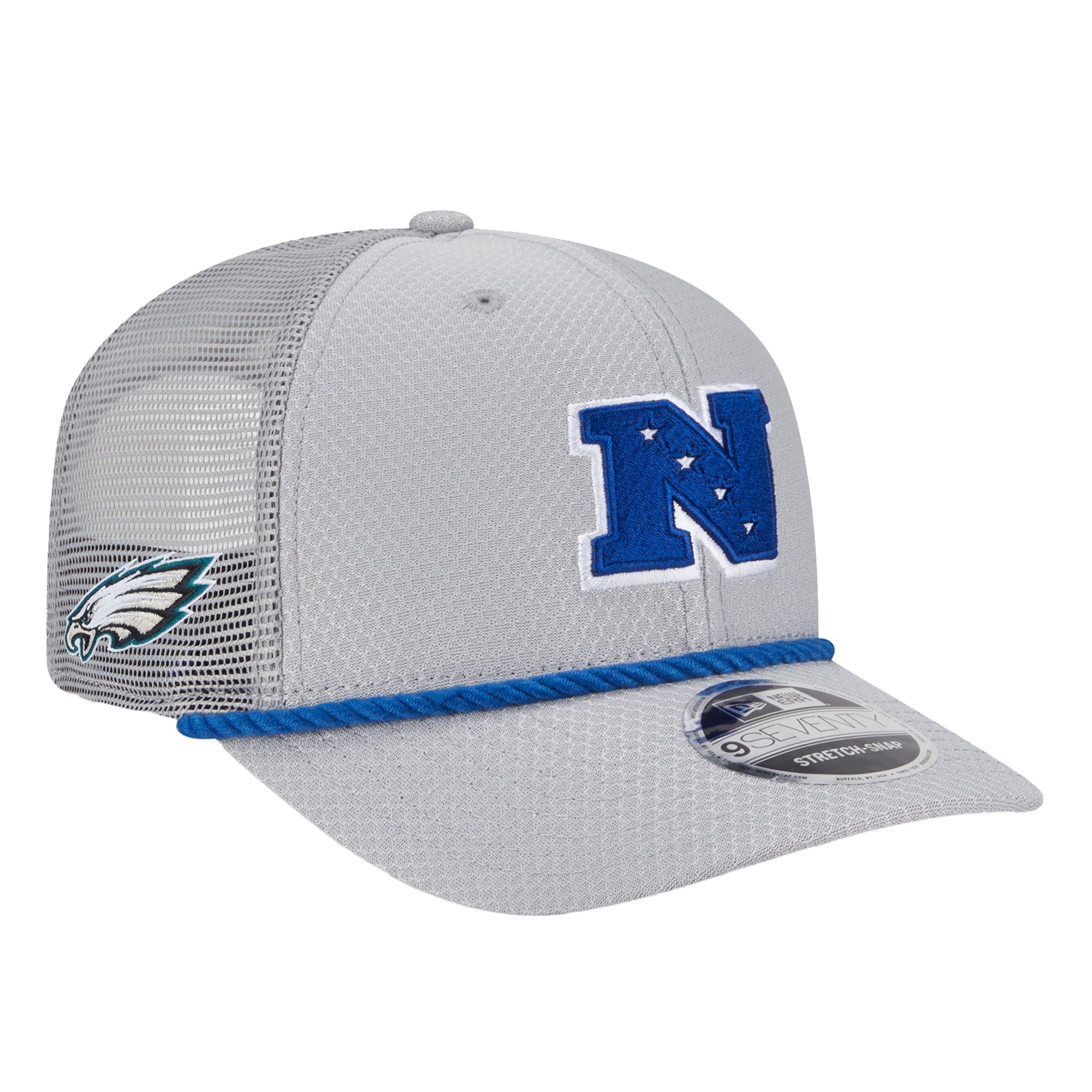 mens new era gray philadelphia eagles 2025 pro bowl 9seventy stretch-snap hat | NFL Jerseys & Hats Collection at Eagles Jerseys