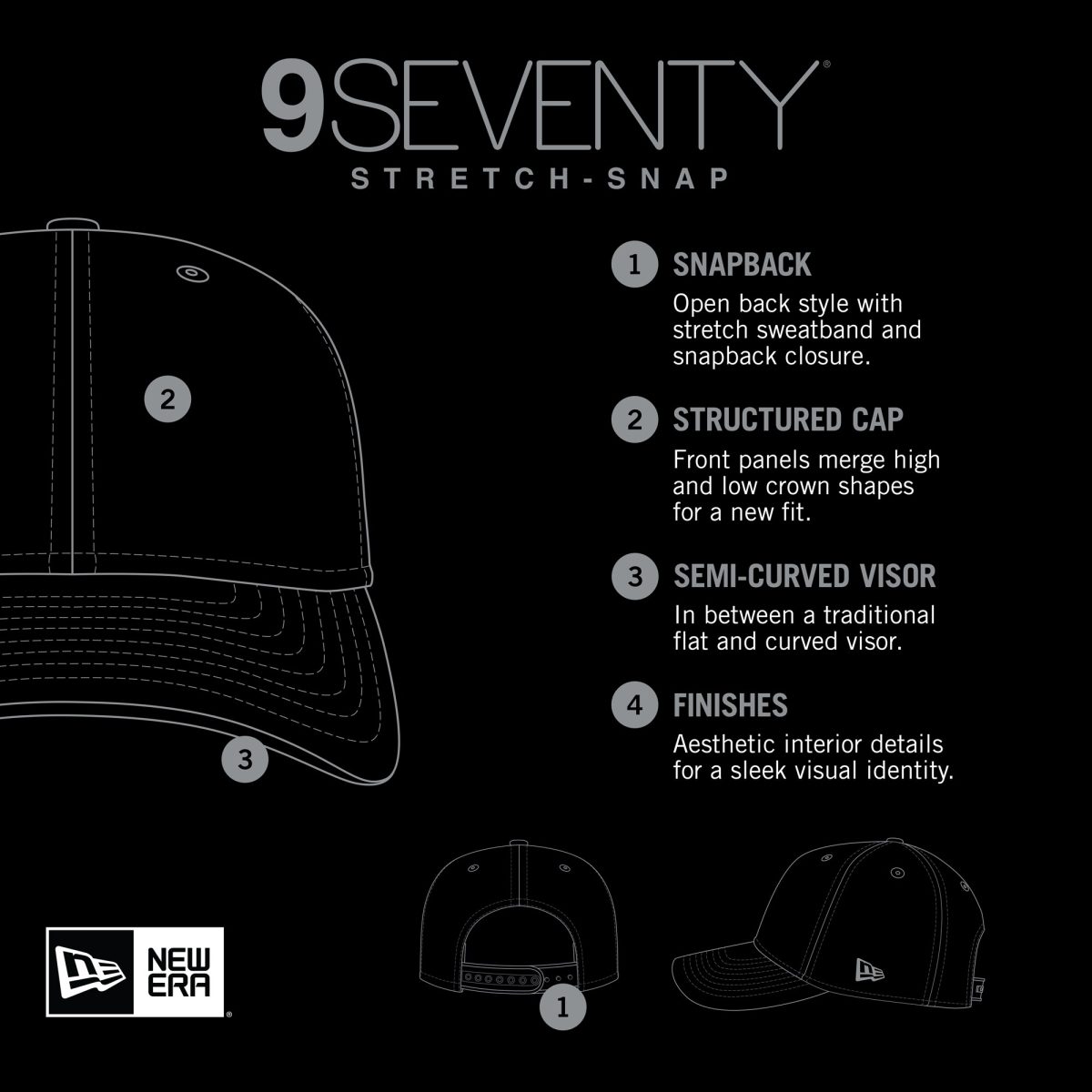 mens new era gray philadelphia eagles 2025 pro bowl 9seventy stretch-snap hat | NFL Jerseys & Hats Collection at Eagles Jerseys