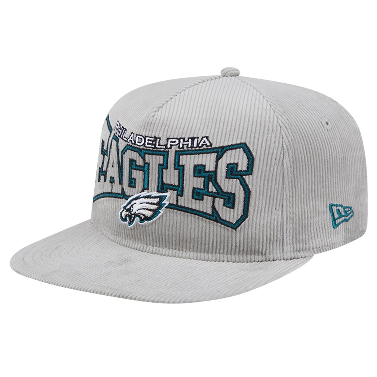 mens new era gray philadelphia eagles corduroy golfer adjustable hat | NFL Jerseys & Hats Collection at Eagles Jerseys