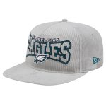 mens new era gray philadelphia eagles corduroy golfer adjustable hat | NFL Jerseys & Hats Collection at Eagles Jerseys