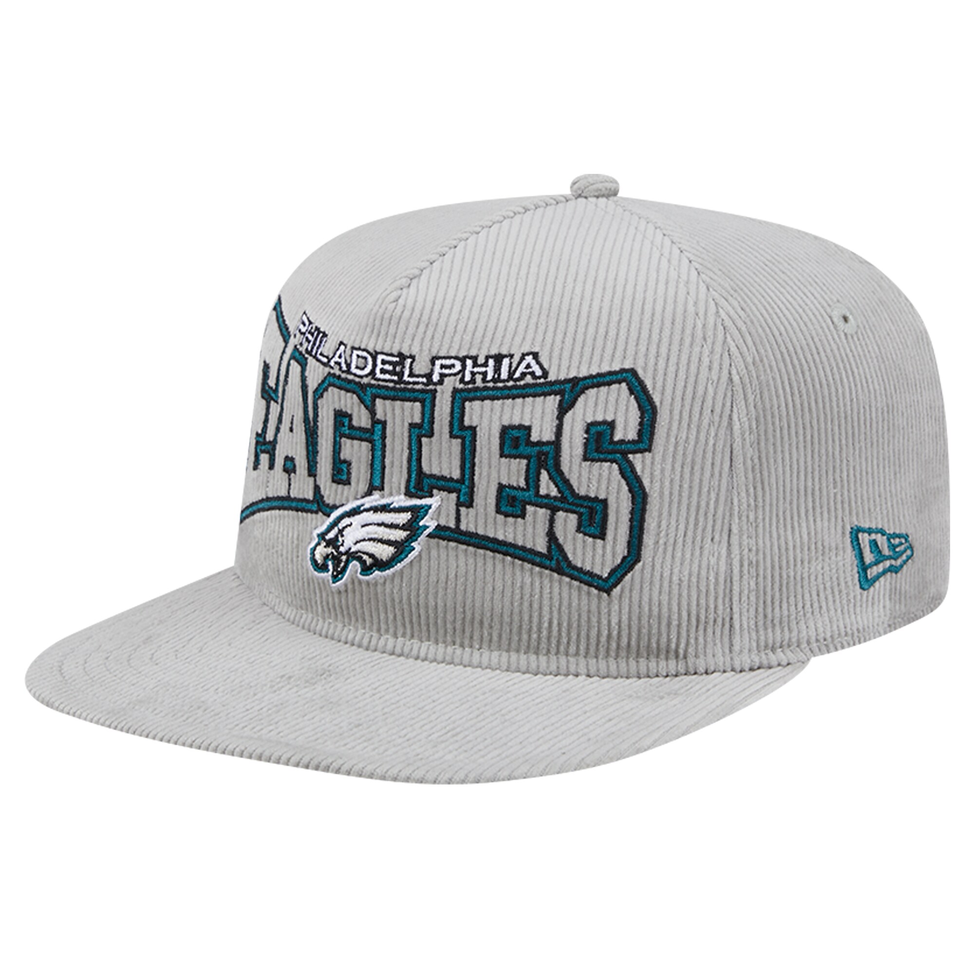 mens new era gray philadelphia eagles corduroy golfer adjustable hat | NFL Jerseys & Hats Collection at Eagles Jerseys