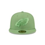 mens new era green philadelphia eagles color pack 59fifty fitted hat | NFL Jerseys & Hats Collection at Eagles Jerseys