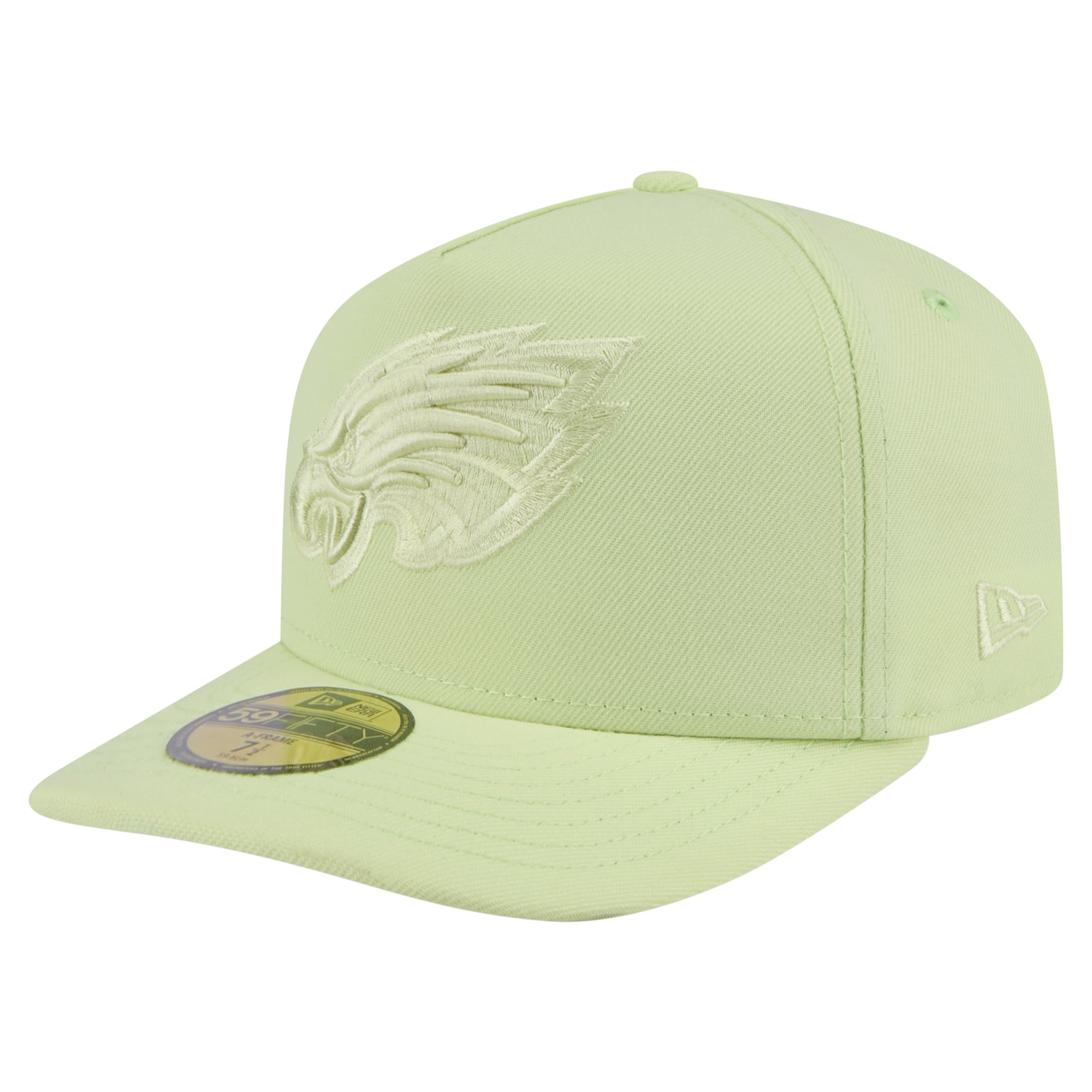 mens new era green philadelphia eagles color pack a-frame 59fifty fitted hat | NFL Jerseys & Hats Collection at Eagles Jerseys