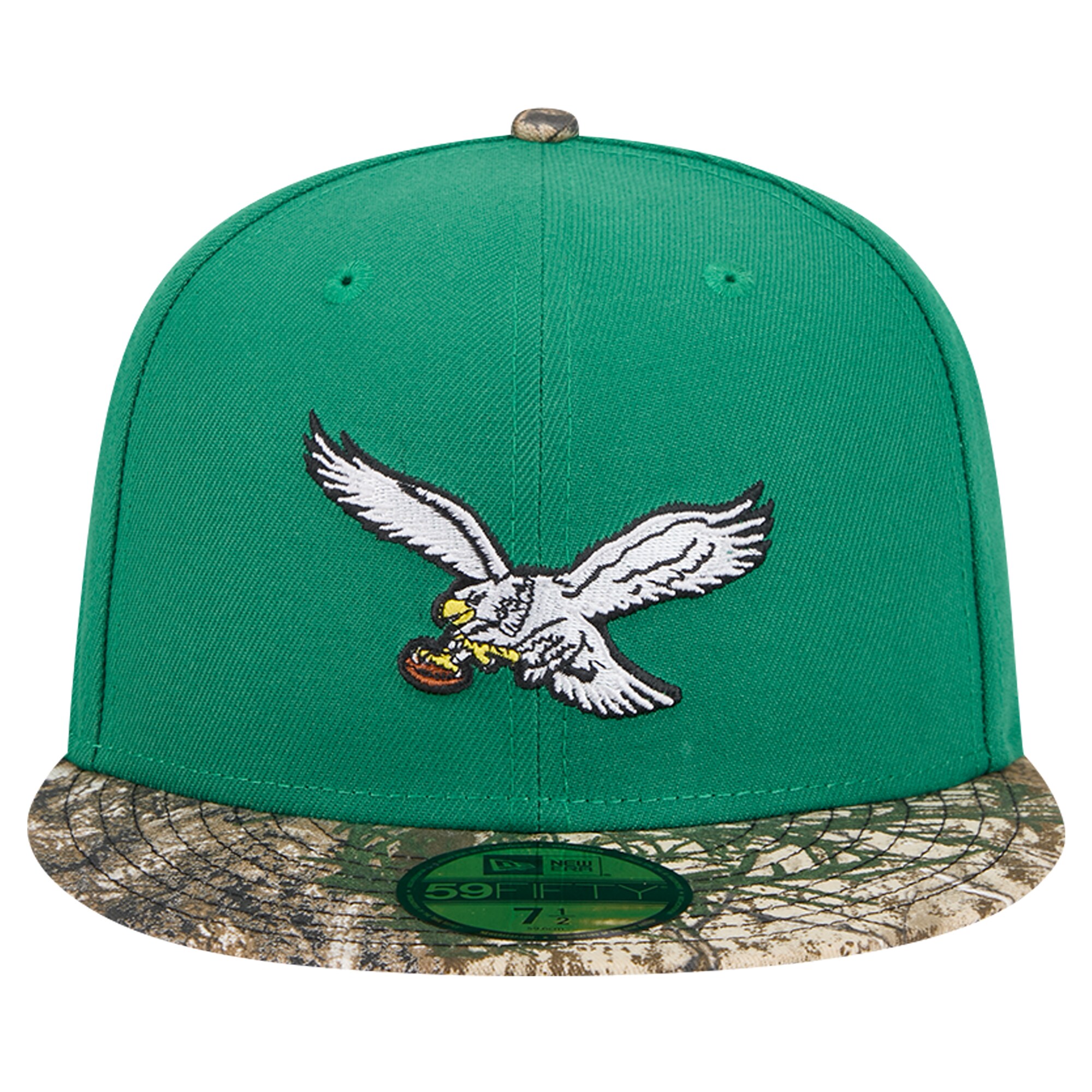 mens new era kelly green philadelphia eagles active two-tone camo 59fifty fitted hat | NFL Jerseys & Hats Collection at Eagles Jerseys