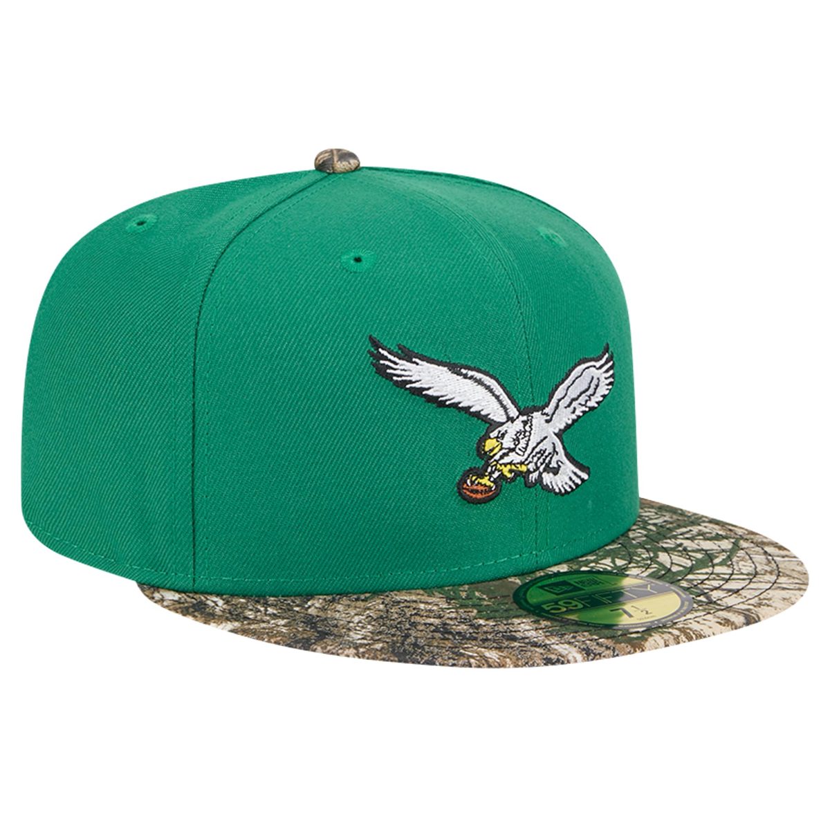 mens new era kelly green philadelphia eagles active two-tone camo 59fifty fitted hat | NFL Jerseys & Hats Collection at Eagles Jerseys