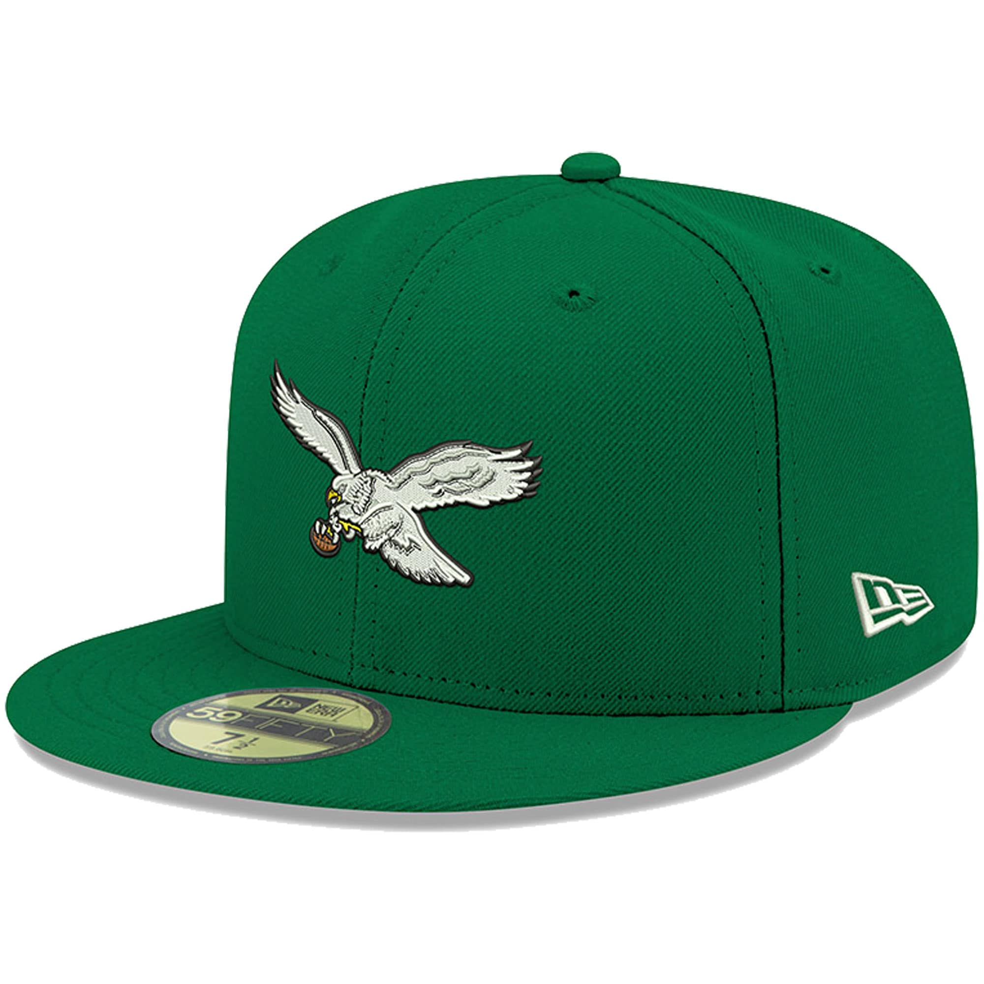 mens new era kelly green philadelphia eagles omaha throwback 59fifty fitted hat | NFL Jerseys & Hats Collection at Eagles Jerseys