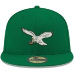 mens new era kelly green philadelphia eagles omaha throwback 59fifty fitted hat | NFL Jerseys & Hats Collection at Eagles Jerseys