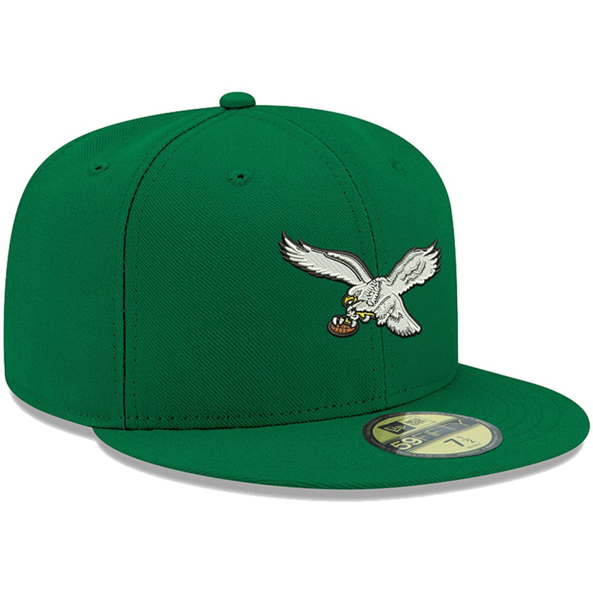 mens new era kelly green philadelphia eagles omaha throwback 59fifty fitted hat | NFL Jerseys & Hats Collection at Eagles Jerseys