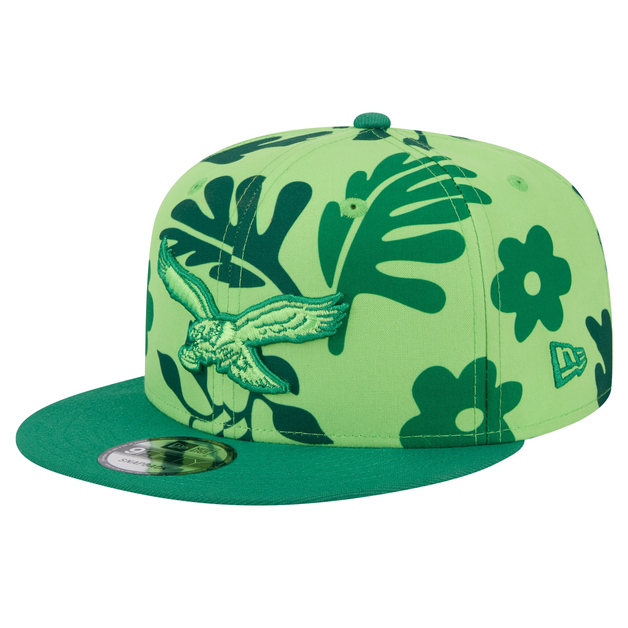 mens new era light green philadelphia eagles leafy 9fifty snapback hat | NFL Jerseys & Hats Collection at Eagles Jerseys