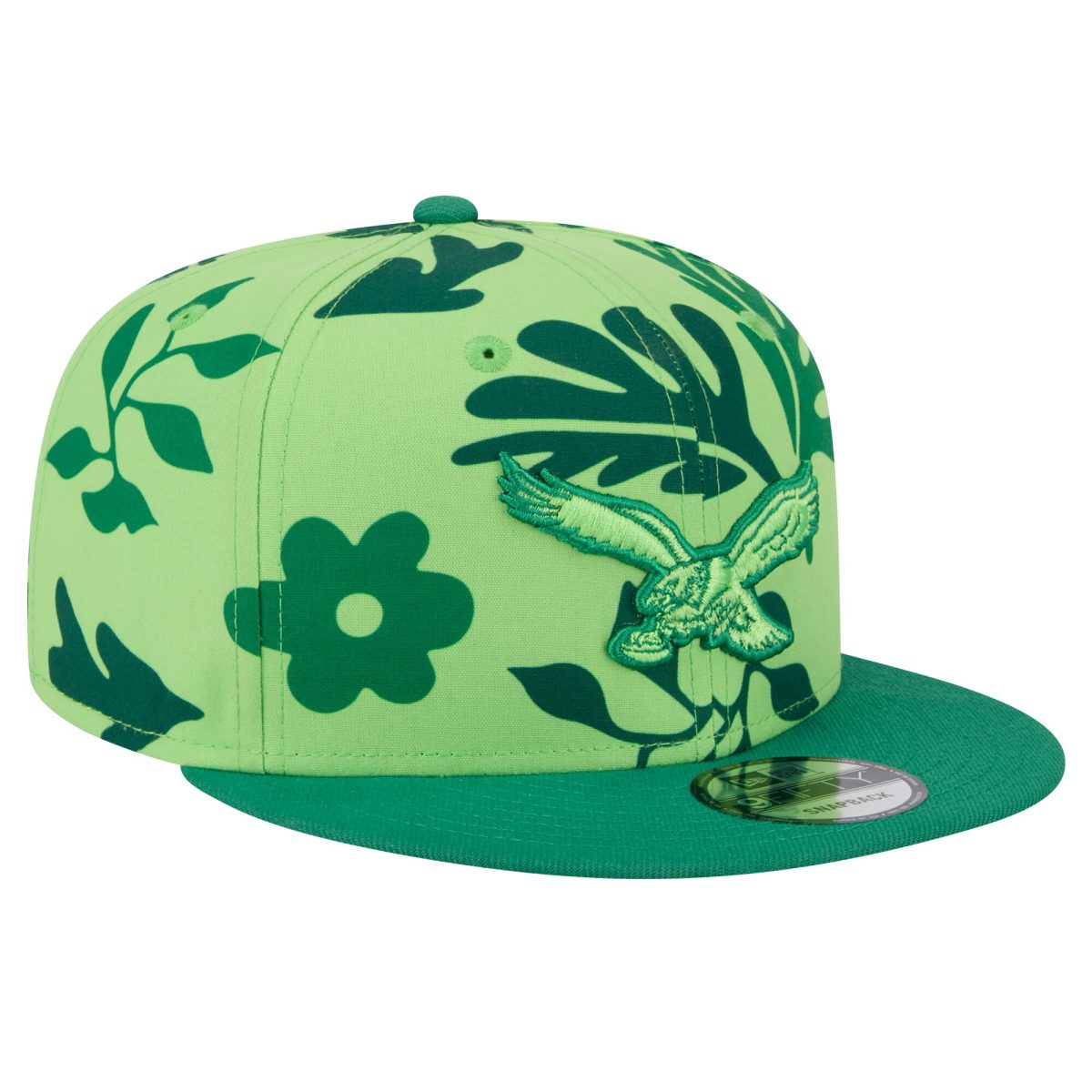 mens new era light green philadelphia eagles leafy 9fifty snapback hat | NFL Jerseys & Hats Collection at Eagles Jerseys