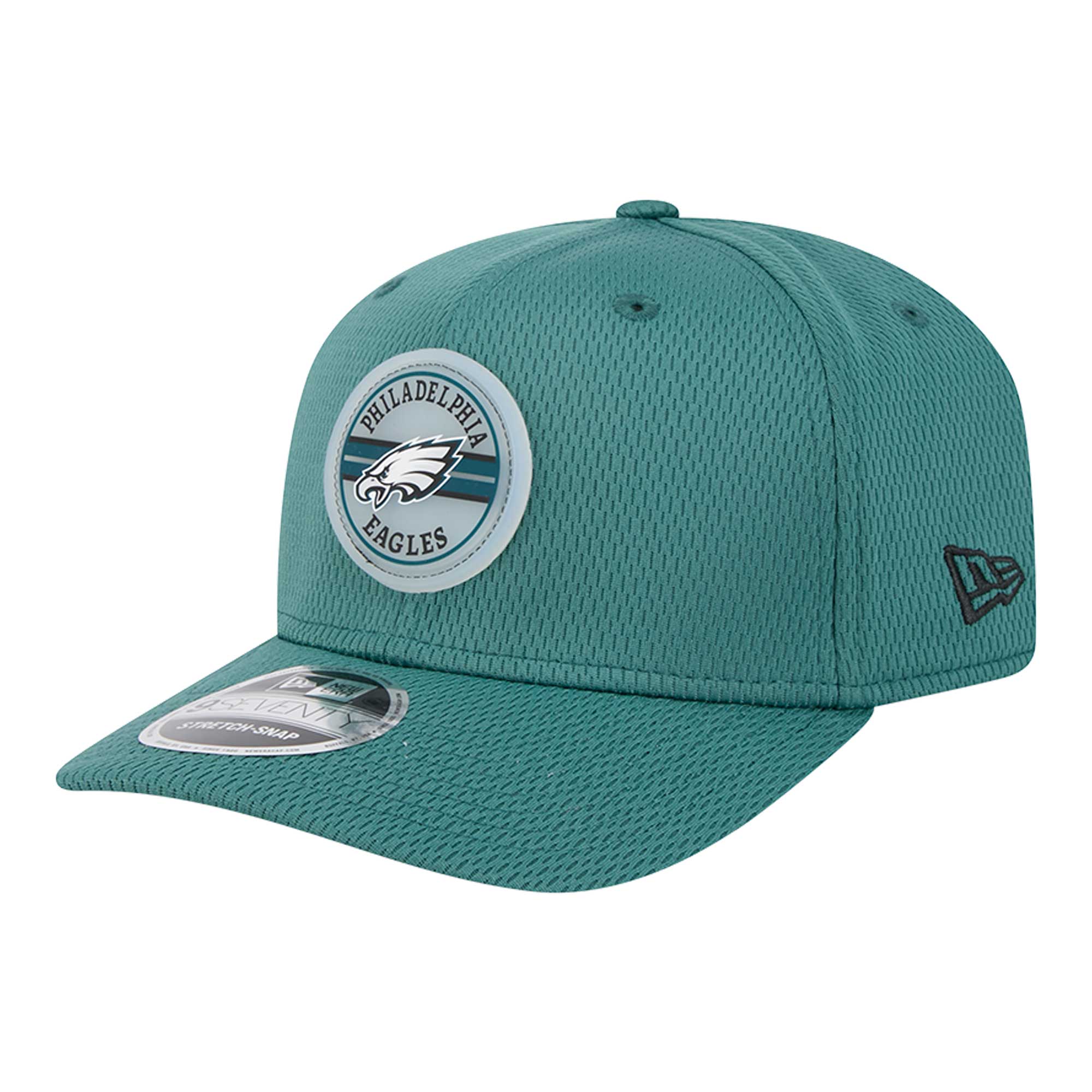 mens new era midnight green philadelphia eagles adventure patched 9seventy stretch-snap adjustable hat | NFL Jerseys & Hats Collection at Eagles Jerseys