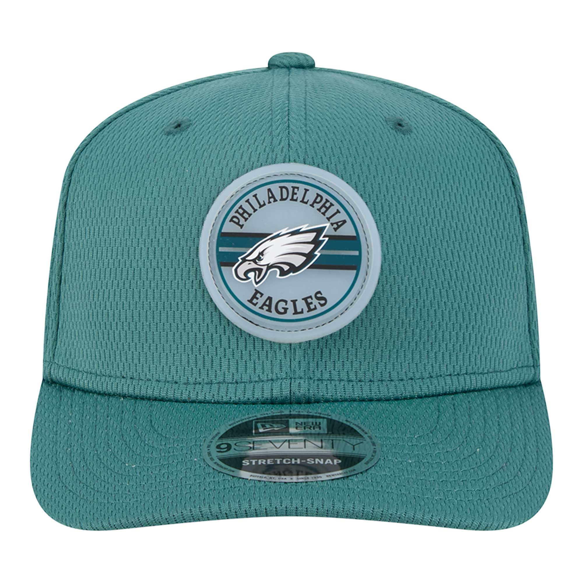 mens new era midnight green philadelphia eagles adventure patched 9seventy stretch-snap adjustable hat | NFL Jerseys & Hats Collection at Eagles Jerseys