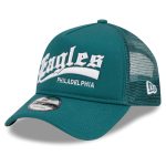 mens new era midnight green philadelphia eagles caliber trucker 9forty adjustable hat | NFL Jerseys & Hats Collection at Eagles Jerseys