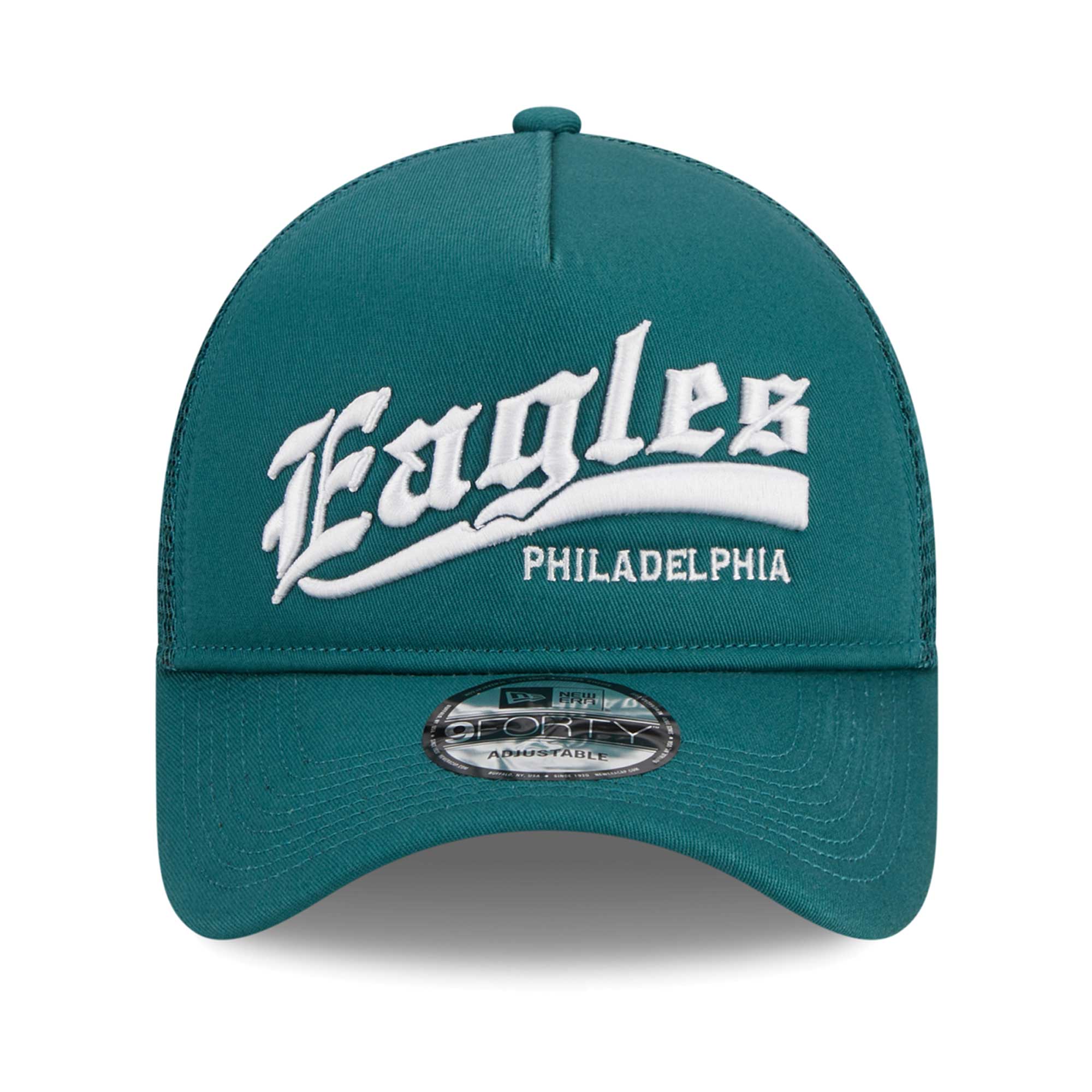 mens new era midnight green philadelphia eagles caliber trucker 9forty adjustable hat | NFL Jerseys & Hats Collection at Eagles Jerseys