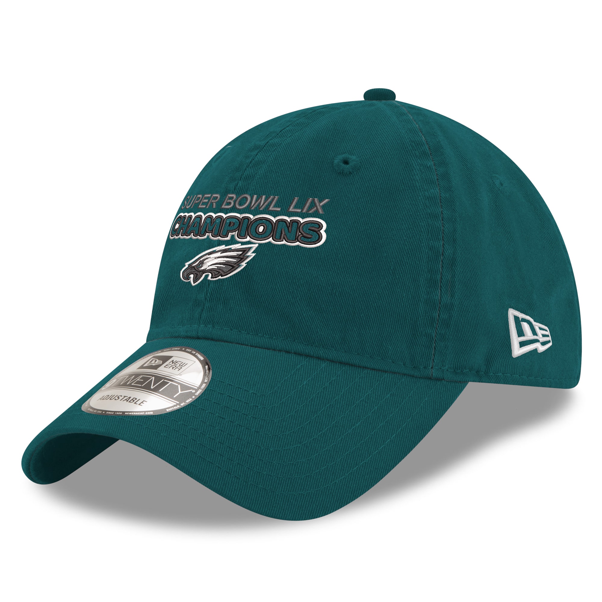 mens new era midnight green philadelphia eagles super bowl lix champions 9twenty adjustable hat | NFL Jerseys & Hats Collection at Eagles Jerseys
