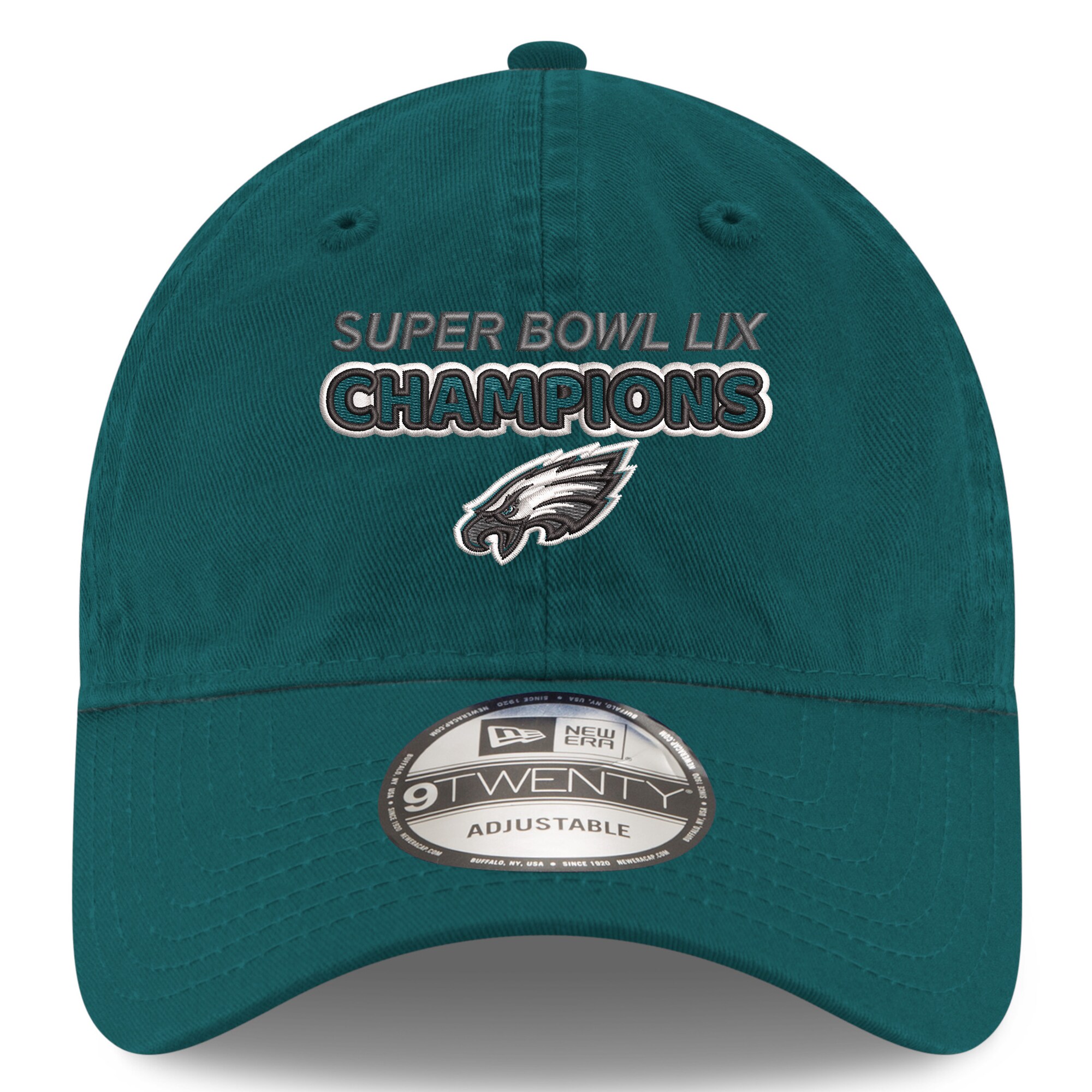 mens new era midnight green philadelphia eagles super bowl lix champions 9twenty adjustable hat | NFL Jerseys & Hats Collection at Eagles Jerseys