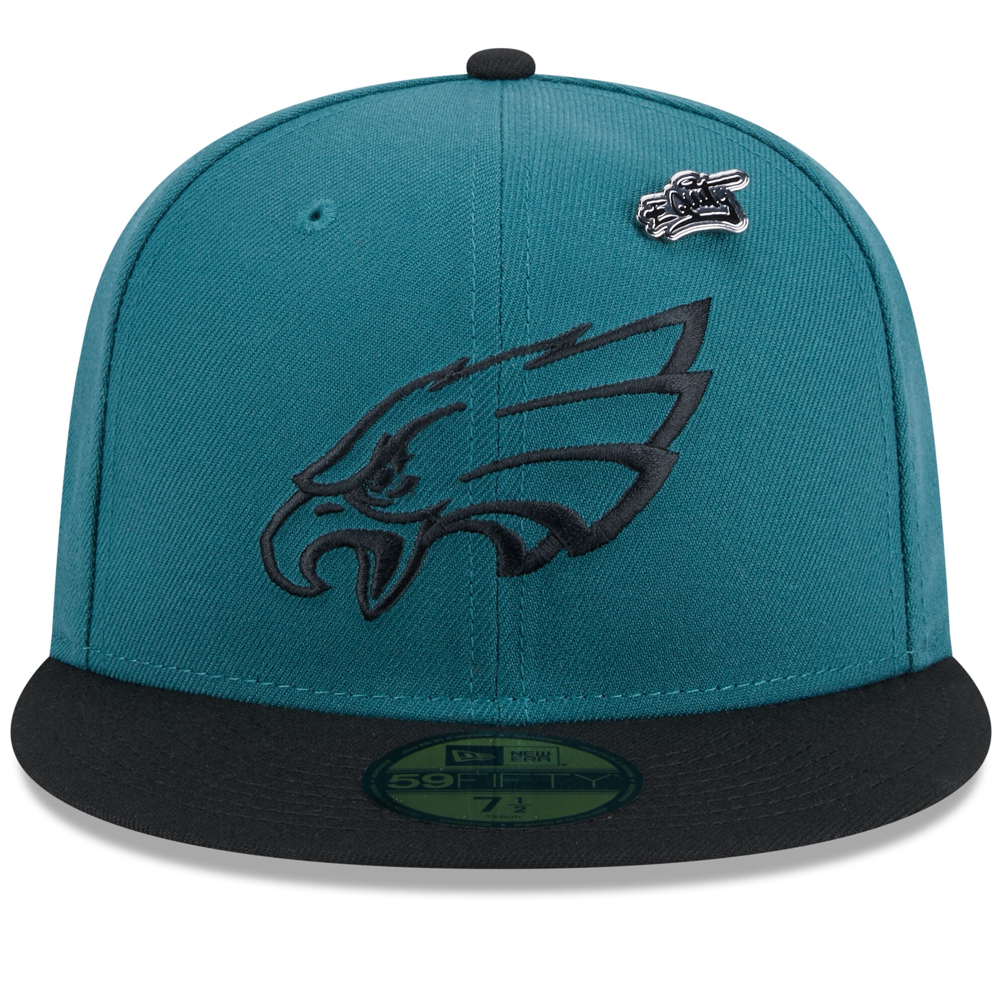 mens new era midnight greenblack philadelphia eagles 2024 inspire change 59fifty fitted hat | NFL Jerseys & Hats Collection at Eagles Jerseys