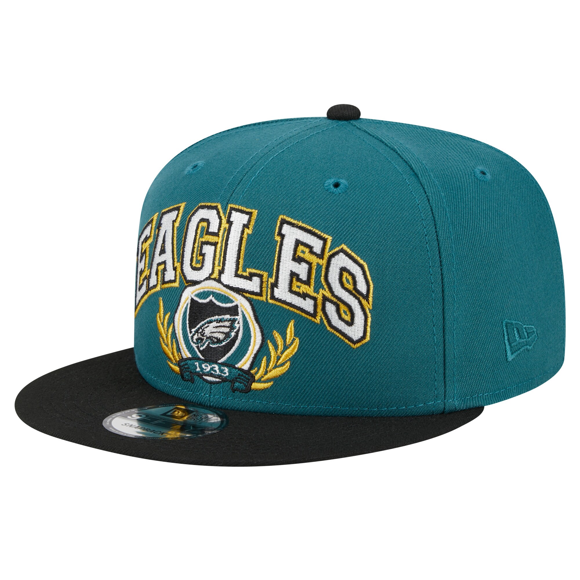 mens new era midnight greenblack philadelphia eagles team establish 9fifty snapback hat | NFL Jerseys & Hats Collection at Eagles Jerseys
