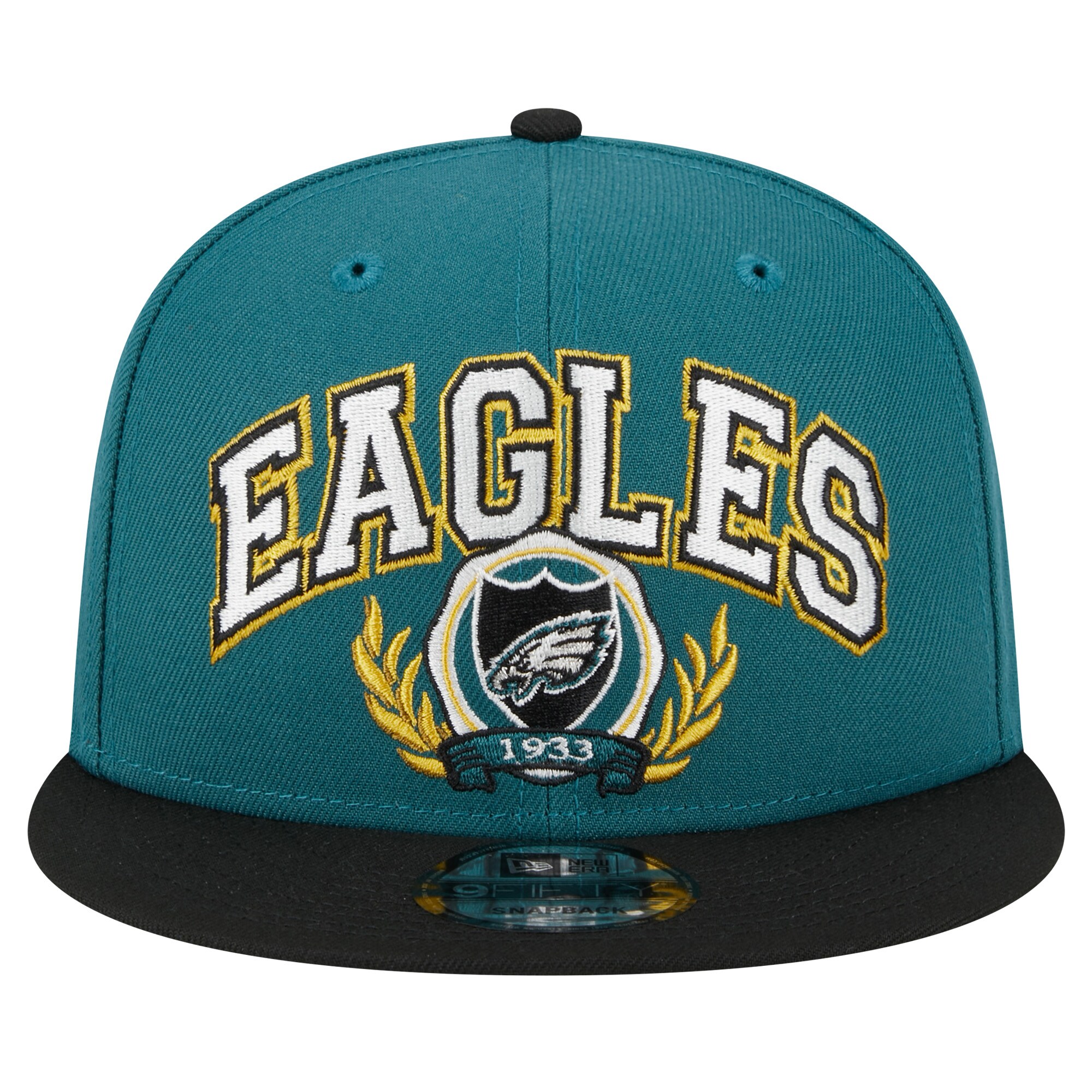mens new era midnight greenblack philadelphia eagles team establish 9fifty snapback hat | NFL Jerseys & Hats Collection at Eagles Jerseys