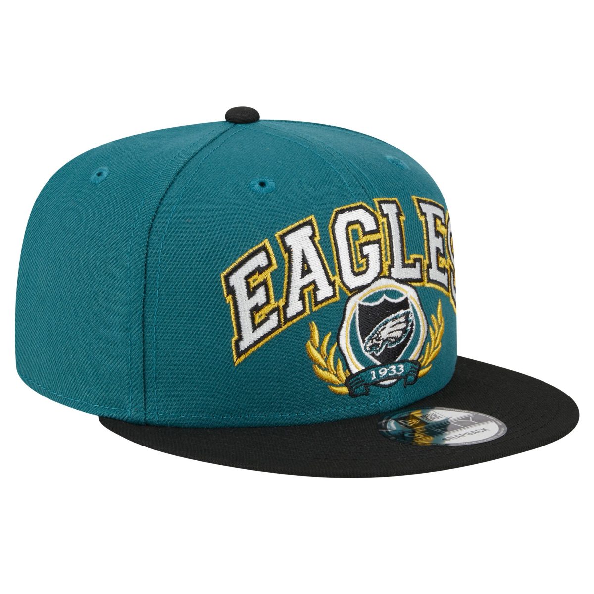 mens new era midnight greenblack philadelphia eagles team establish 9fifty snapback hat | NFL Jerseys & Hats Collection at Eagles Jerseys