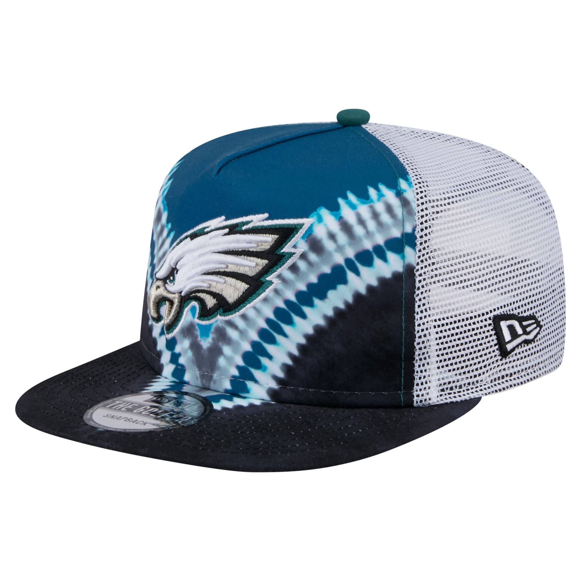 mens new era midnight greenblack philadelphia eagles throwback dye golfer snapback hat | NFL Jerseys & Hats Collection at Eagles Jerseys