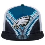 mens new era midnight greenblack philadelphia eagles throwback dye golfer snapback hat | NFL Jerseys & Hats Collection at Eagles Jerseys