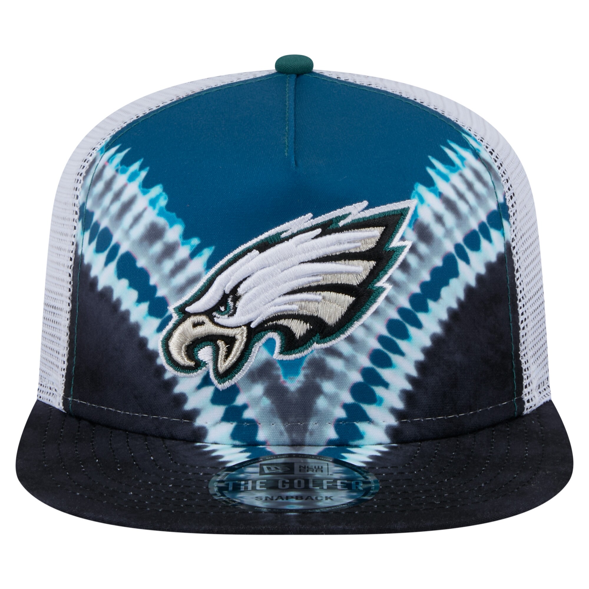 mens new era midnight greenblack philadelphia eagles throwback dye golfer snapback hat | NFL Jerseys & Hats Collection at Eagles Jerseys